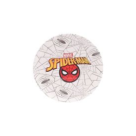 Prato Raso Melamina Disney 20,2Cm - Homem Aranha Teias