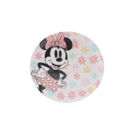Prato Raso Melamina Disney 20,2Cm - Minnie Flor