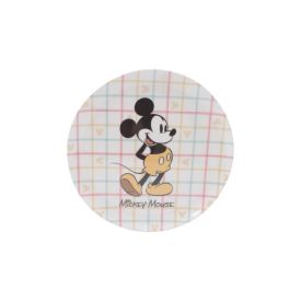 Prato Raso Melamina Disney 20,2Cm - Mickey Xadrez