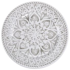 Prato Raso Melamina Havan Casa 28Cm - Boho