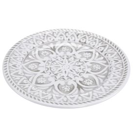 Prato Raso Melamina Havan Casa 28Cm - Boho