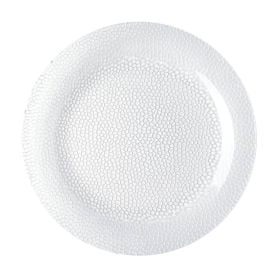 Prato Raso De Vidro Acqua Nadir 23Cm - Vidro Transparente