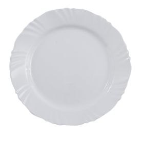 Prato Raso Opaline Pétala Nadir 25,5Cm - Branco