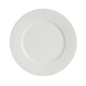 Prato Raso Porcelana Valência Havan Casa 27Cm - Branco