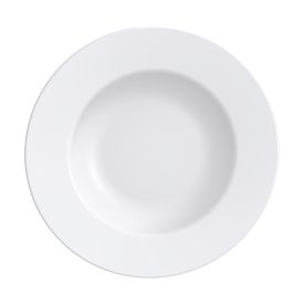 Prato Raso Maria Augusta Tramontina De Porcelana 27Cm - Porcelana Branca
