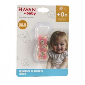 Prendedor De Chupeta Havan Toys - GIRAFA