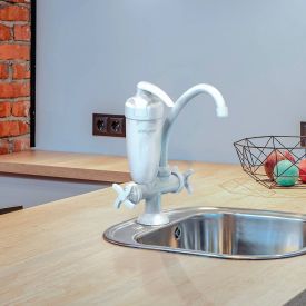 Purificador De Água Acquabios De Bancada - Branco