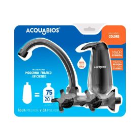 Purificador De Água Acquabios E05 De Parede - Preto
