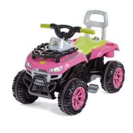 Quadriciclo Carro Cross Up Passeio e Pedal Calesita - Rosa