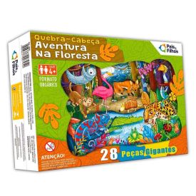 Quebra-Cabeça Gigante Na Floresta 28 Peças Pais & Filhos Gala - 10795