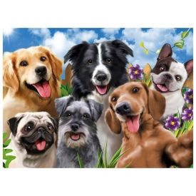 Quebra-Cabeça Selfie Pets 500 Peças Grow - 03742 - Colorido