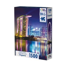 Quebra-Cabeça Torre Singapura 1500 Peças Pais & Filhos - 792527