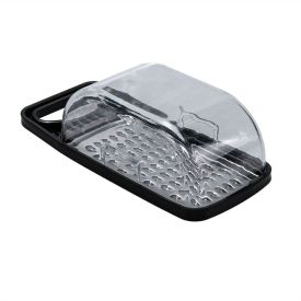 Ralador Com Pote Coletor Finecasa 13,4Cm - Preto