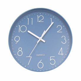 Relógio De Parede Azul Havan Casa - 30 Cm