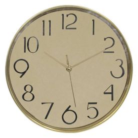 Relógio De Parede Dourado Havan Casa - 30cm
