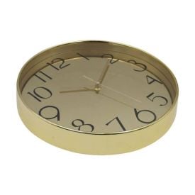 Relógio De Parede Dourado Havan Casa - 30cm