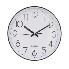 Relógio De Parede Preto E Branco Havan Casa - 30cm