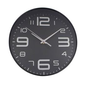 Relógio De Parede Preto E Prata Havan Casa - 30cm