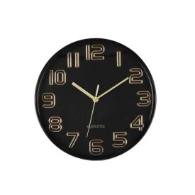 Relógio De Parede Redondo Havan Casa 30 Cm - Preto 