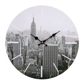Relógio De Parede Yaris Cities 33,8Cm - Nova Iorque