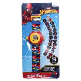 Relógio Projetor Spiderman Etitoys - YD-1013