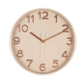 Relógio Redondo De Parede Havan Casa 30 Cm - Bege