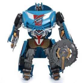 Robô Transformador Pequeno Azul Havan Toys - HBR0365