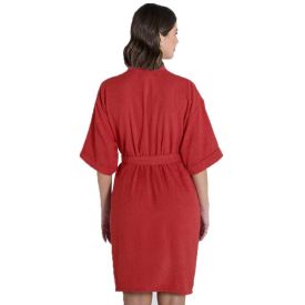 Roupão Adulto Felpudo Tamanho Único Yaris - 398 vermelho