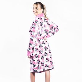 Roupão Adulto Feminino Microfibra G Disney - Minnie Pink 