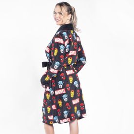 Roupão Adulto Feminino Microfibra M Disney - Marvel