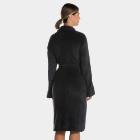 Roupão Adulto G Microfibra Paris Havan Casa - Carbono