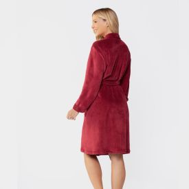 Roupão Adulto P Microfibra Paris Havan Casa - Bloodstone