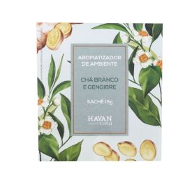 Sachê Aromatizante Evita Mofo 15G Havan Casa - Chá Branco E Gengibre