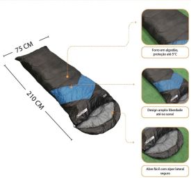 Saco Para Dormir Viper 2,1 Metros Nautika - Azul