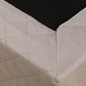 Saia Box Casal Matelada Veste Fácil Havan Casa - Areia