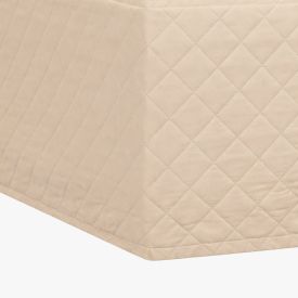 Saia Box Queen Matelada Veste Fácil Havan Casa - Areia