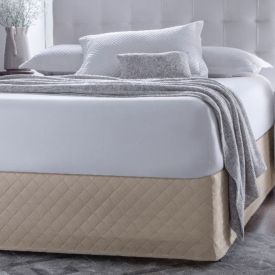 Saia Box Queen Matelada Veste Fácil Havan Casa - Areia