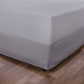 Saia Box Queen Matelassê Veste Fácil Havan Casa - Cinza