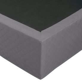 Saia Box Solteiro Matelada Veste Fácil Havan Casa - Cinza