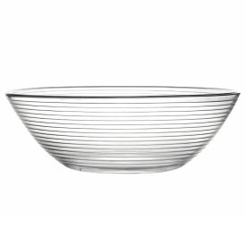 Saladeira de Vidro Clear Lines 2,9 Litros Inga - Transparente