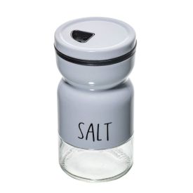 Saleiro De Vidro Com Tampa 120Ml Lyor - Branco