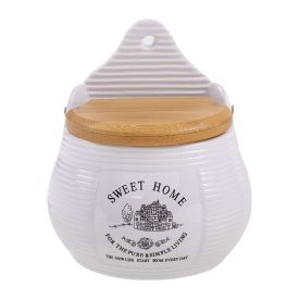 Saleiro Para Parede Lyor Porcelana - Branco