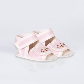 Sandália Bebê Menina Com Velcro 0 a 8 Meses Yoyo Baby