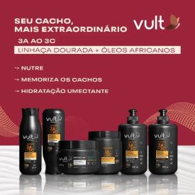 Shampoo Vult Cabelo Cachos 3A A 3C - 350ml