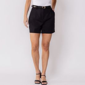 Short Feminino De Alfaiataria Com Cinto Patricia Foster