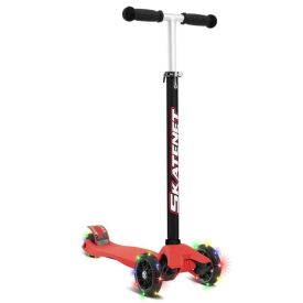 Skatenet Led Regulável (Vermelho) Brinquedos Bandeirante
