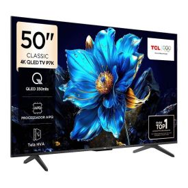 Smart Tv 50'' Tcl Qled 4K P7k Google Tv Com Wi-Fi Dual Band