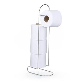 Suporte Porta Papel Higiênico De Chão Arthi - Aço
