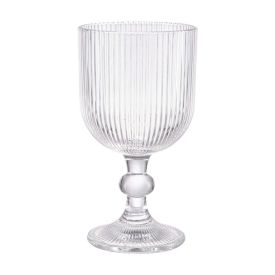 Taça De Água Vidro Transparente Cameratta 365Ml  - Transparente