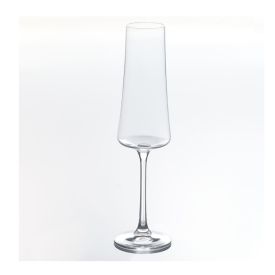 Taça De Champanhe Cristal Bohemia Elegance Havan Casa 210Ml - Transparente